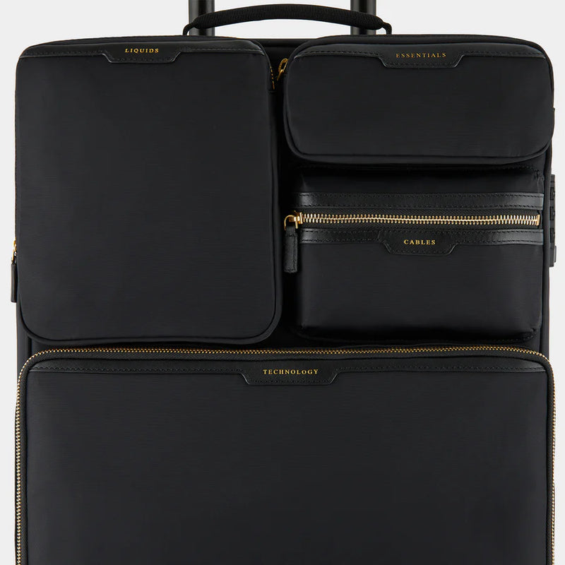 Short-Haul Suitcase- Econyl® Regenerated Nylon in Black