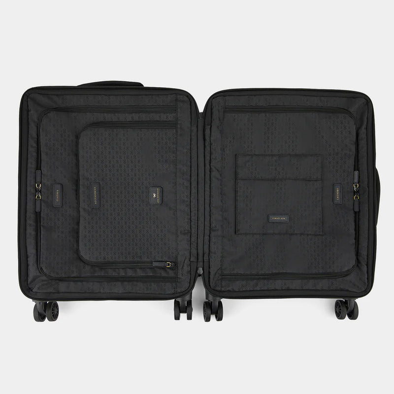 Short-Haul Suitcase- Econyl® Regenerated Nylon in Black