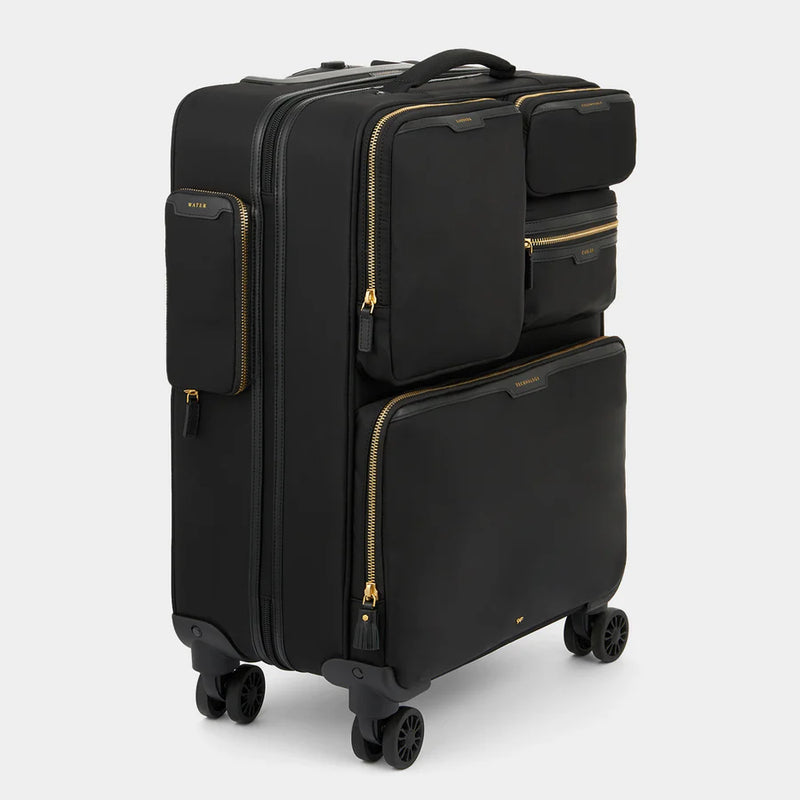 Short-Haul Suitcase- Econyl® Regenerated Nylon in Black