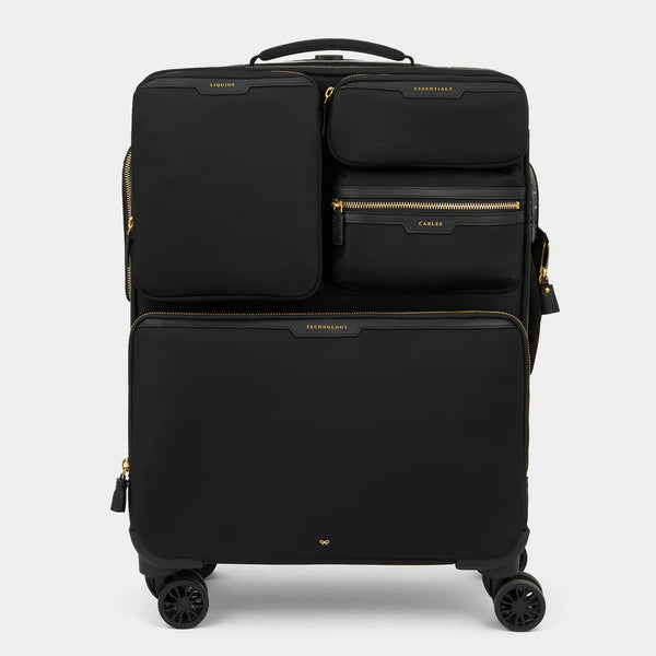 Short-Haul Suitcase- Econyl® Regenerated Nylon in Black