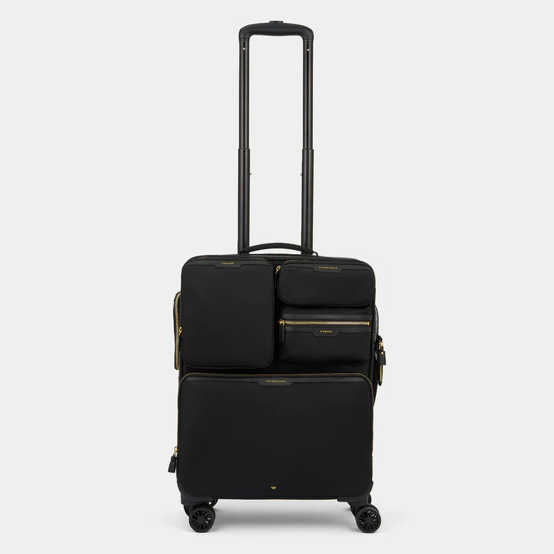 Short-Haul Suitcase- Econyl® Regenerated Nylon in Black