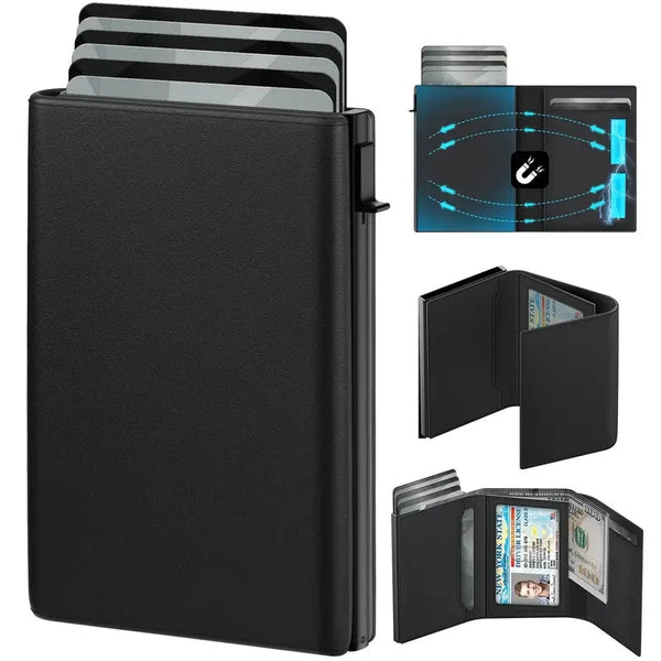 10-14 Card Capacity RFID Blocking Premium Wallet